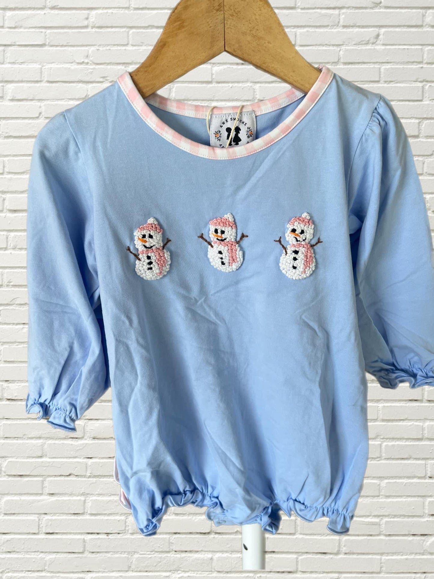 PREORDER 142 ETA NOVEMBER - FRENCH KNOT SNOWMAN