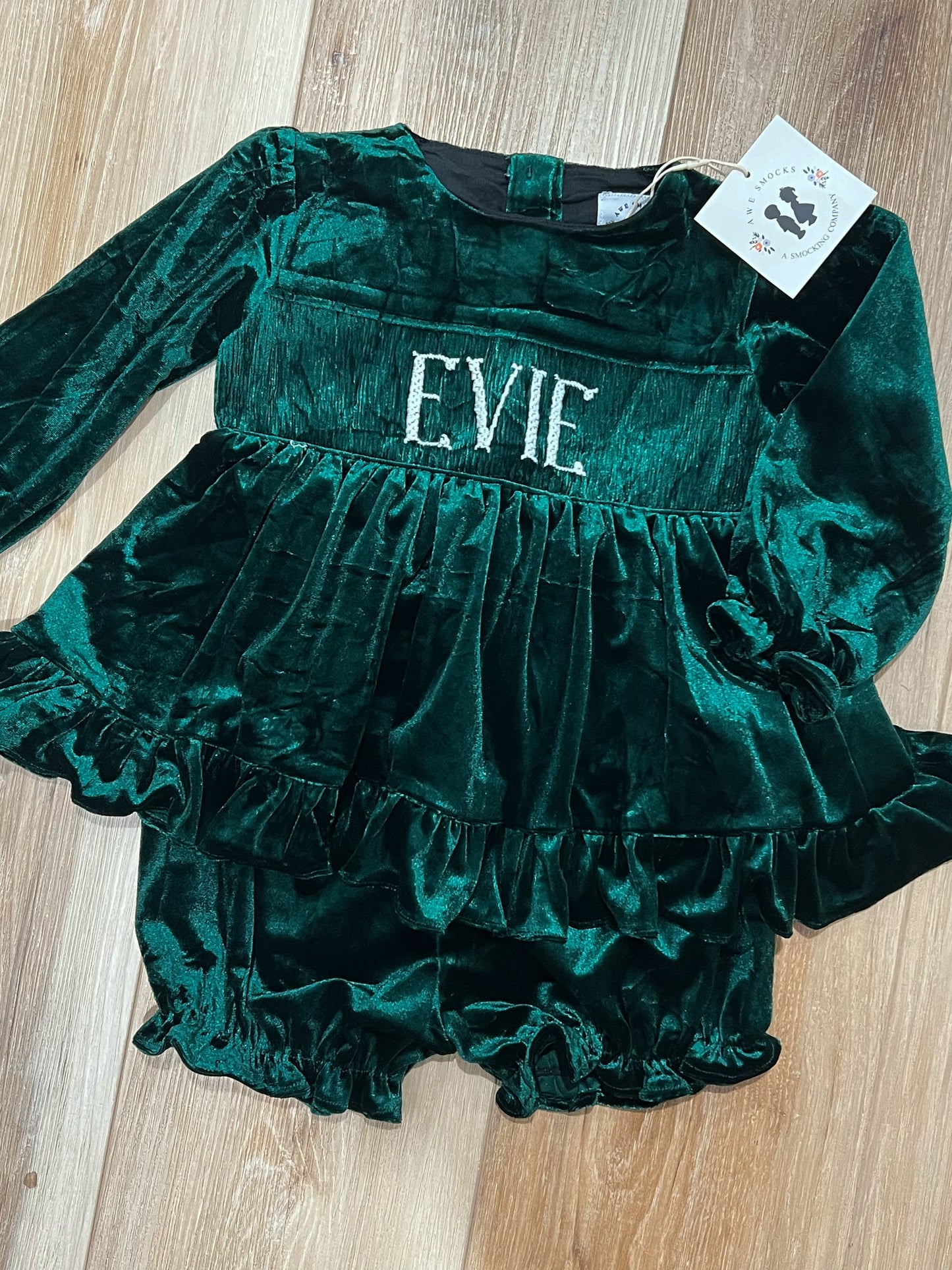 PREORDER 142 ETA NOVEMBER - VELVET NAME SMOCKS