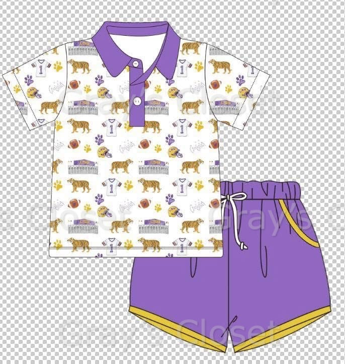 Purple & Gold Tiger Town Collection