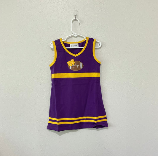 Purple & Gold Football Dress