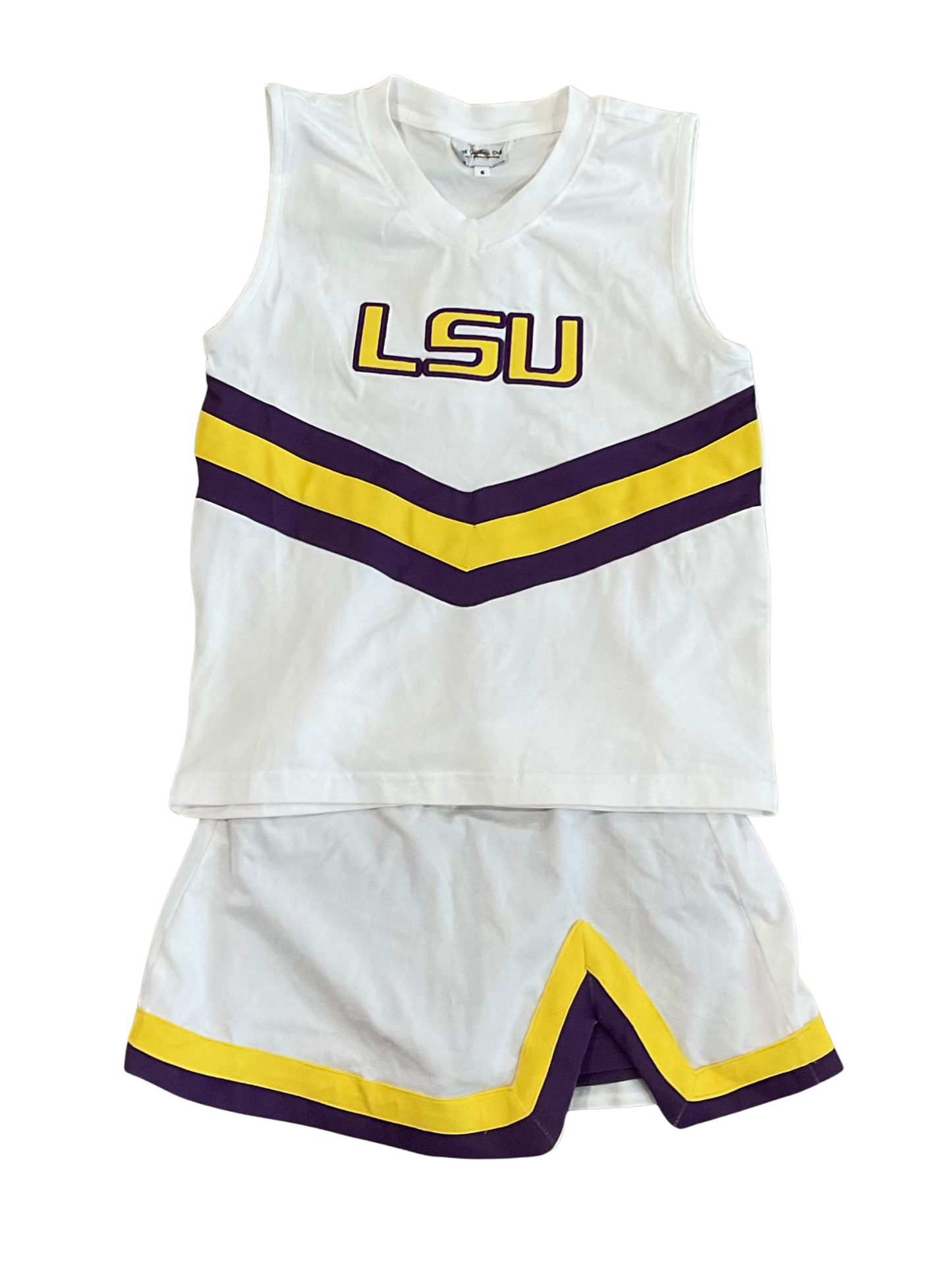 Purple & Gold Cheer Uniform