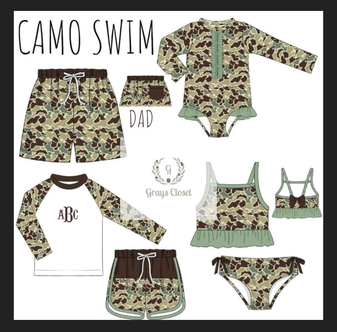 Old Camo Swim suits