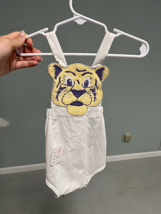 Purple & White Tiger Bubble