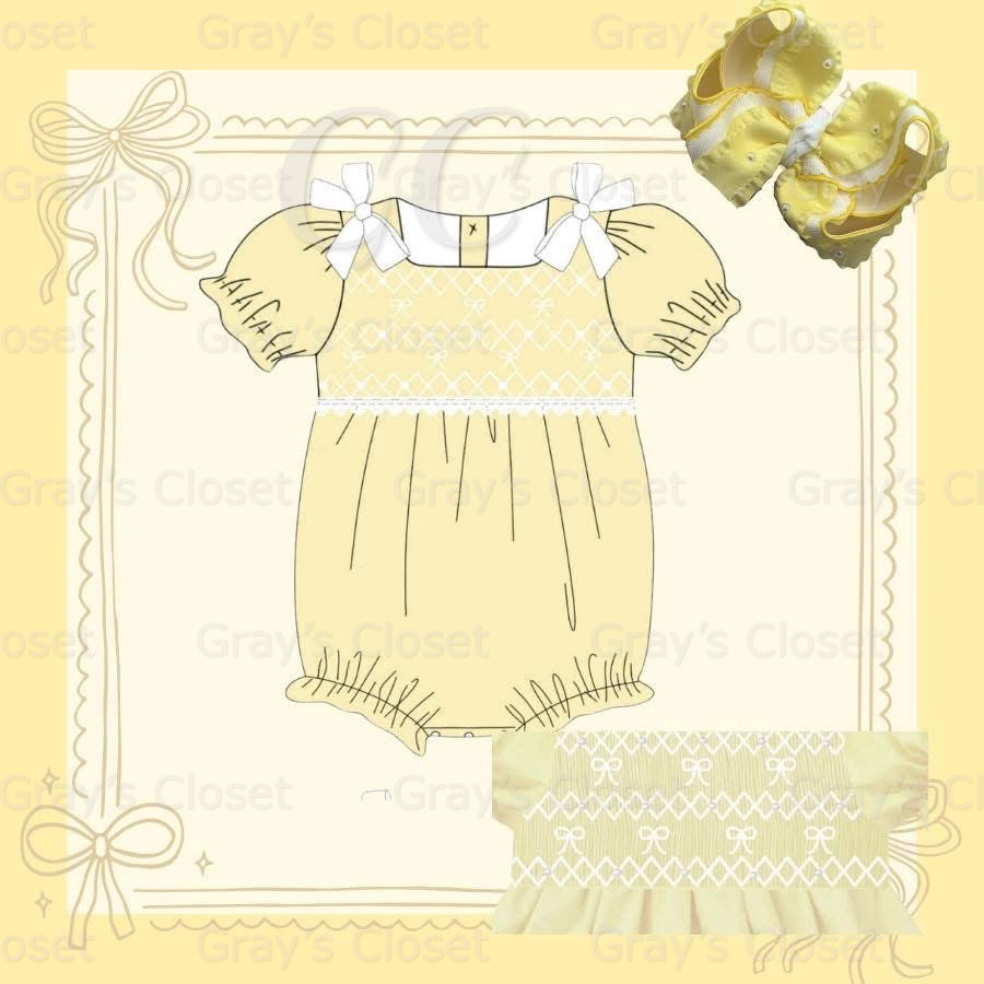 Yellow Smocked Collection