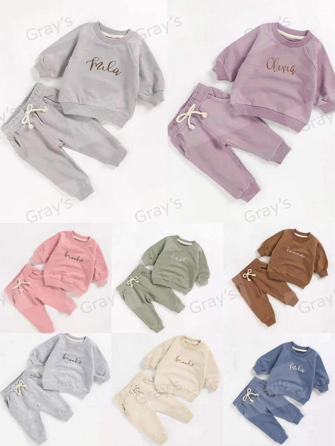 Embroidered Joggers