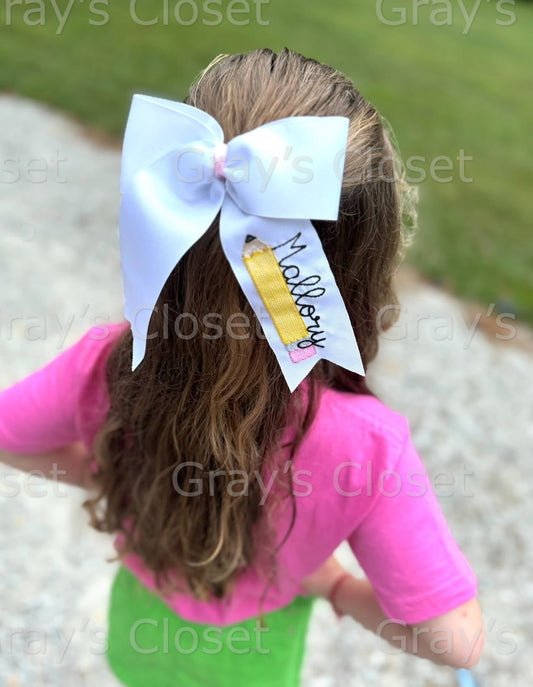 Back to school bows