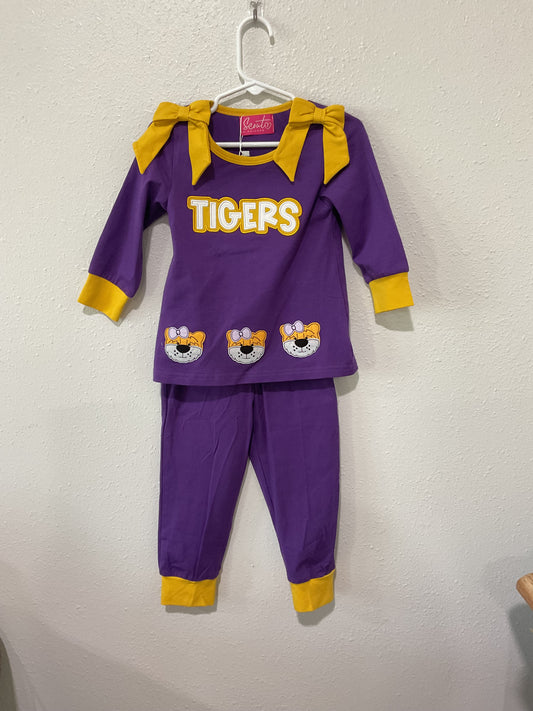 Purple Tiger jogger set