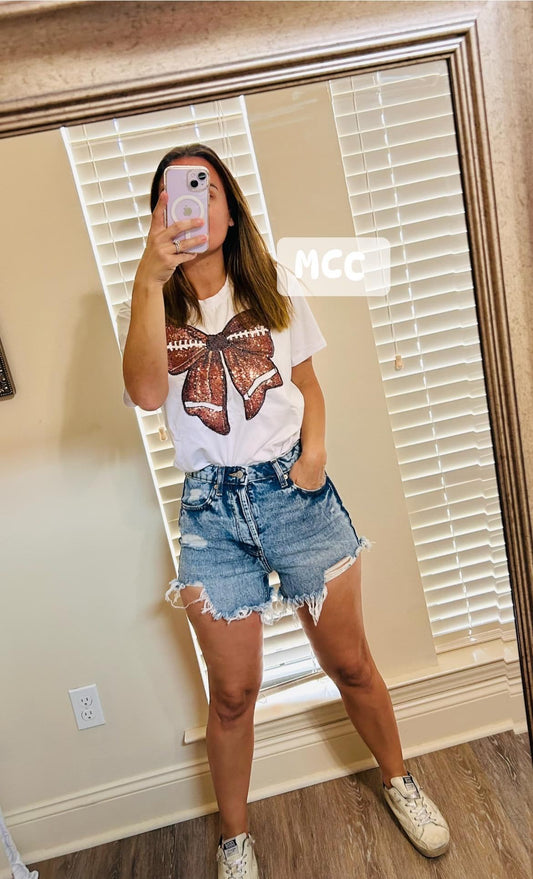 Coquette Football Tee