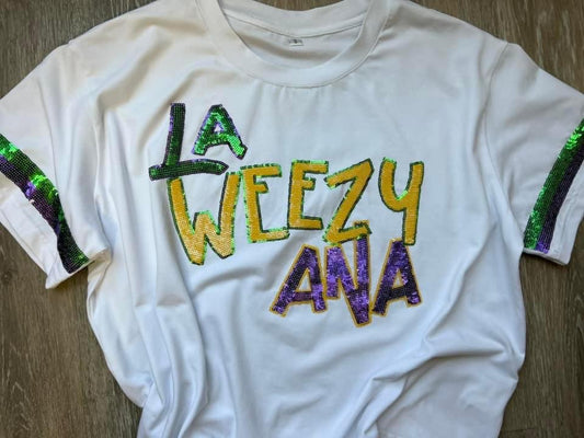 Purple Sequin Shirts