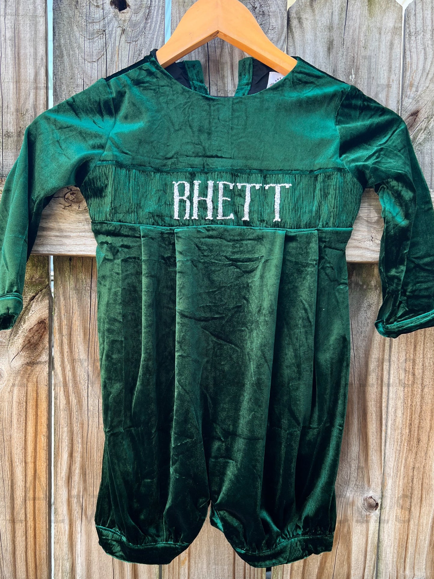 PREORDER 142 ETA NOVEMBER - VELVET NAME SMOCKS
