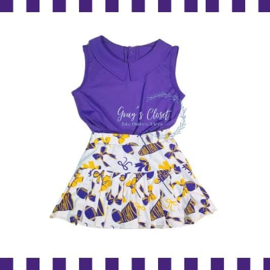 Purple Geaux Tiger Sibling Sets