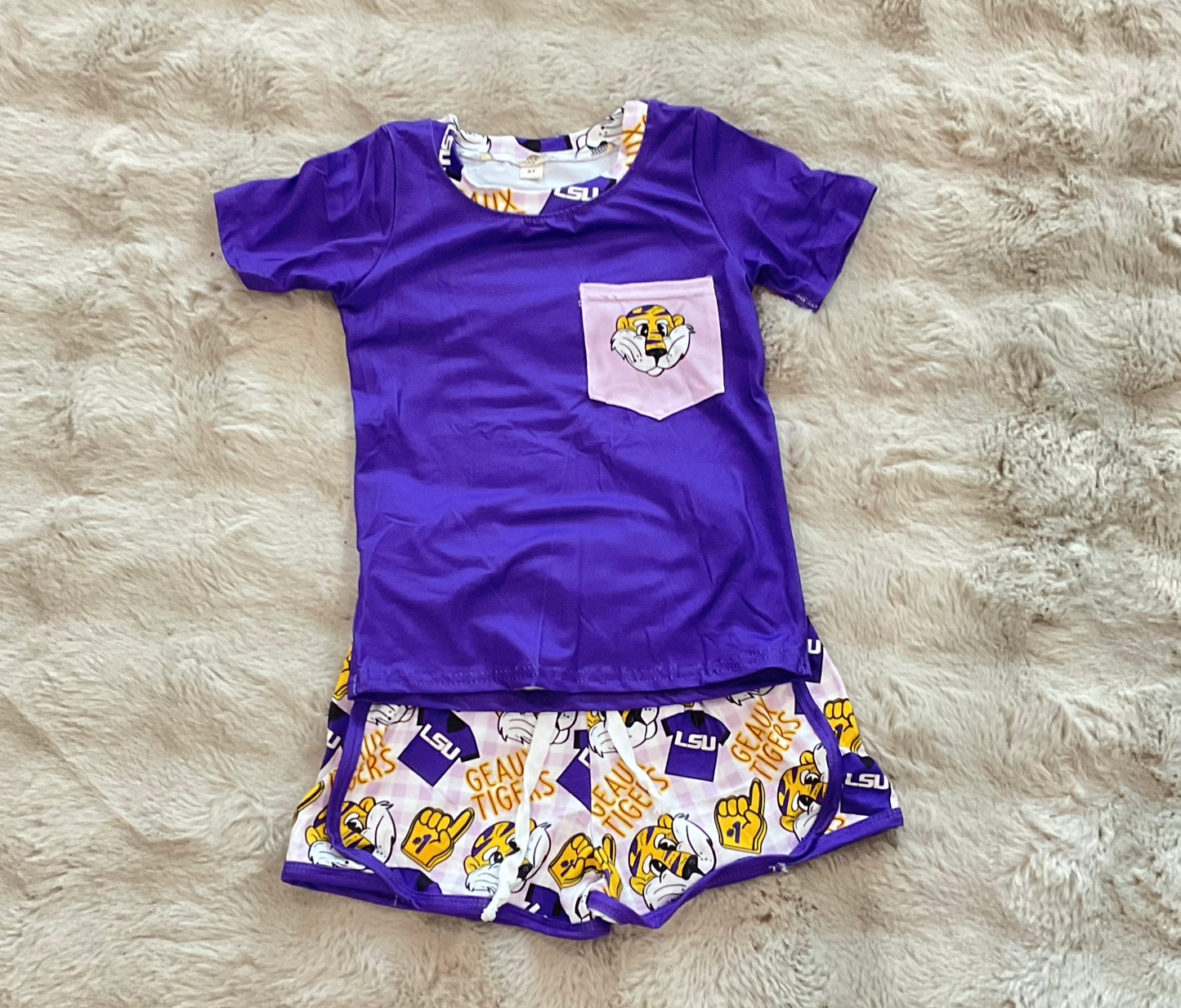 Purple & Gold Bamboo