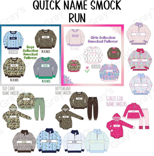 Name smock run