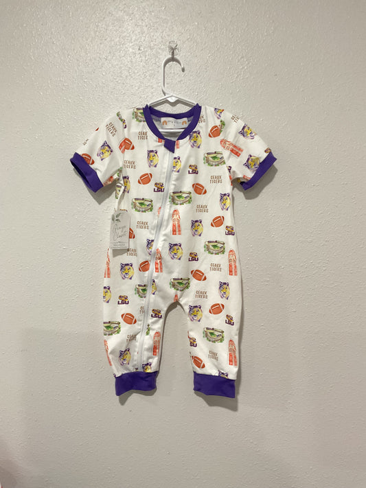 Purple & Gold Tiger stadium