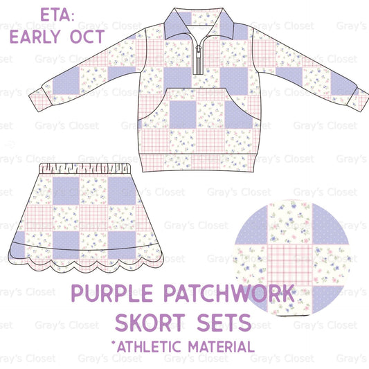 Patchwork skort set