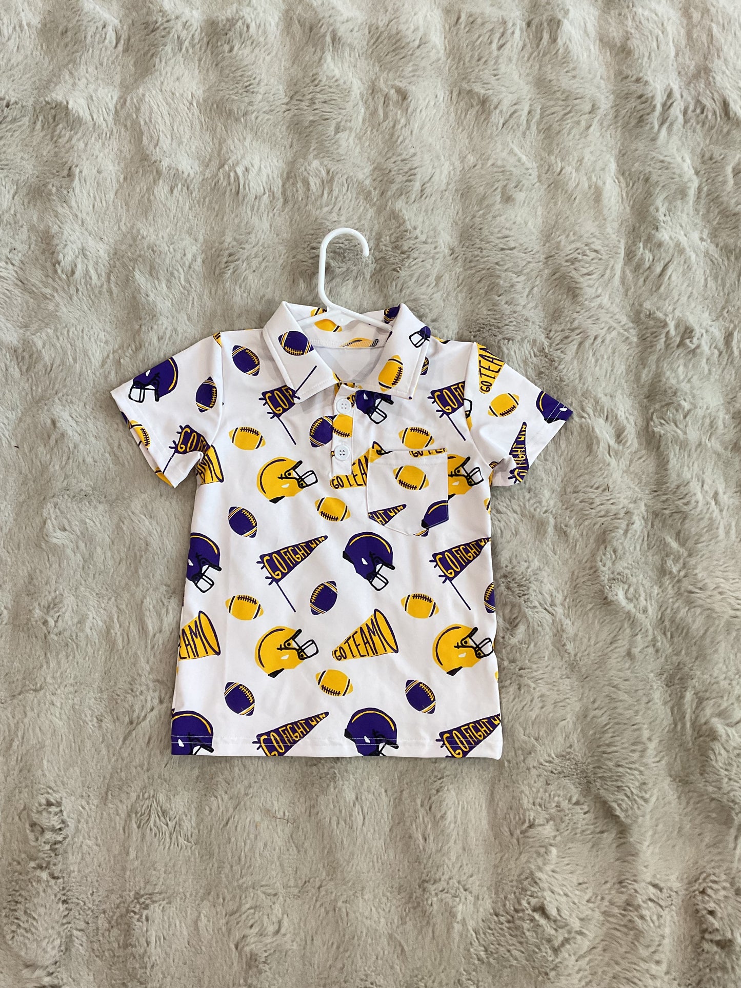 Purple Geaux Polo