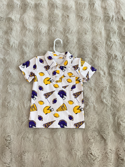 Purple Geaux Polo