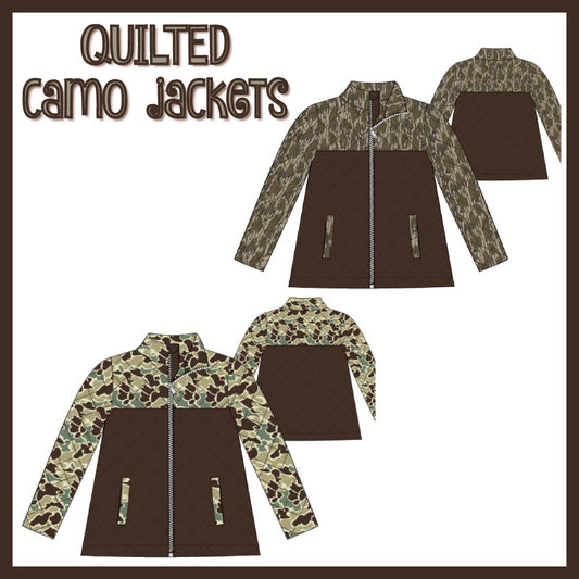 PO 92 CAMO QUILTED JACKETS