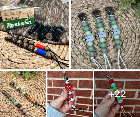 Pacifier clips