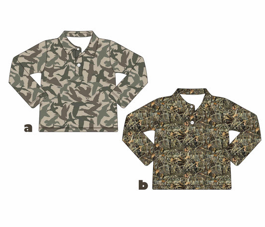 Camo pullover