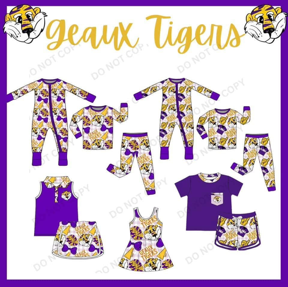 Purple & Gold Bamboo