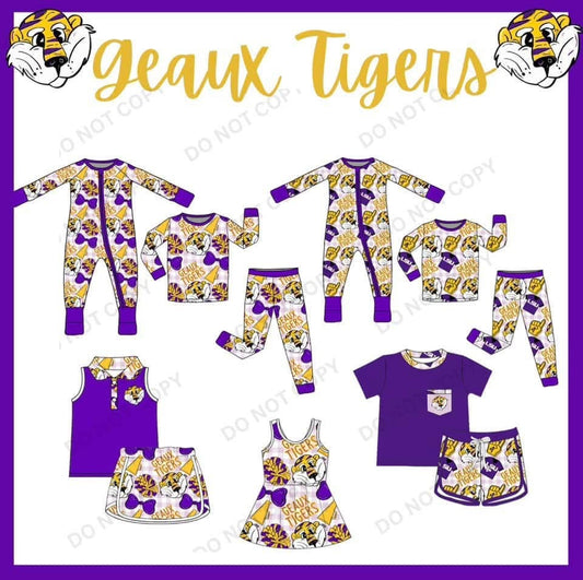 Purple & Gold Bamboo