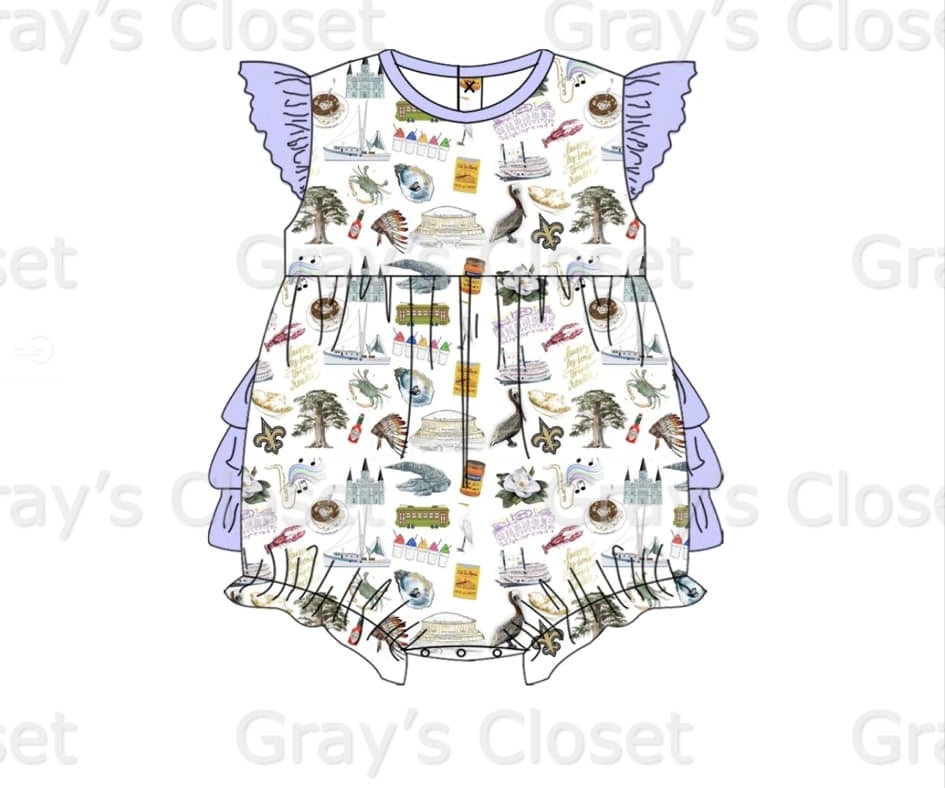 Louisiana Themed Outfit