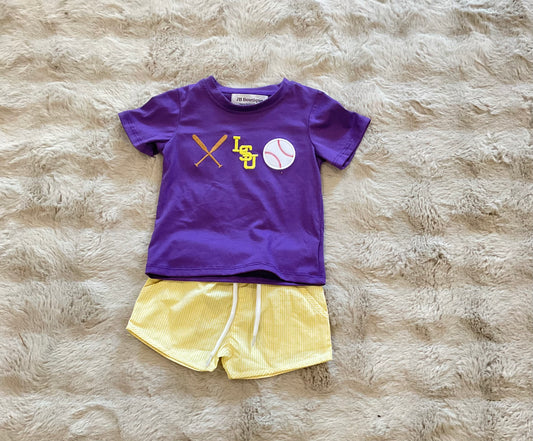 Purple and Gold baseball