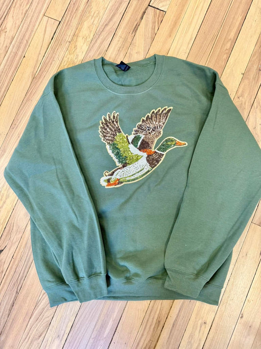 Sequin Duck Sweatshirt