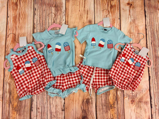 Red White and Blue Popsicle Collection