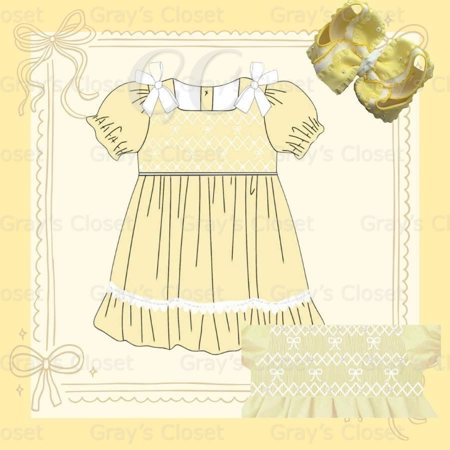 Yellow Smocked Collection