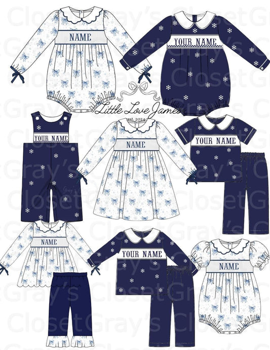 Winter Name Smock Collection