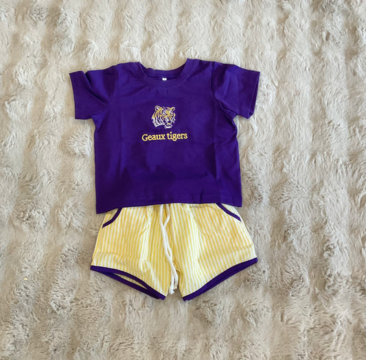 Purple & Gold Geaux Tiger