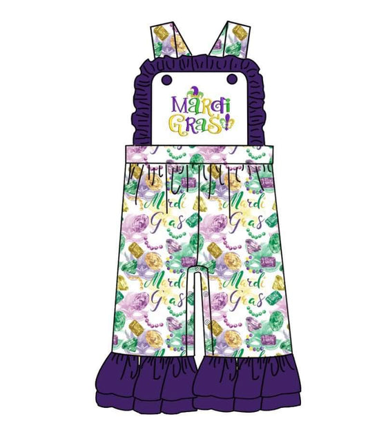 Mardi Gras Overalls