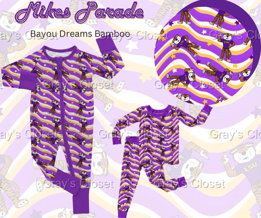 Purple & Gold Bayou Dreams Bamboo