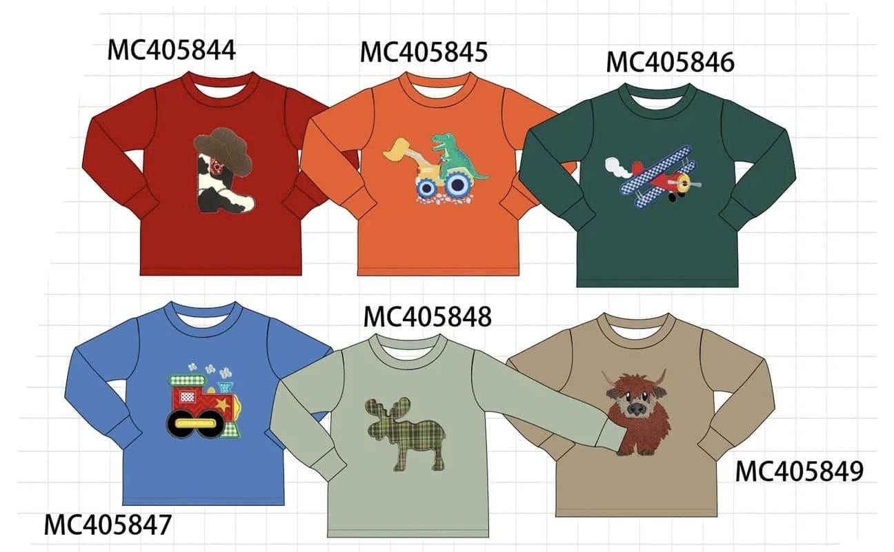 Christmas Appliqué shirts