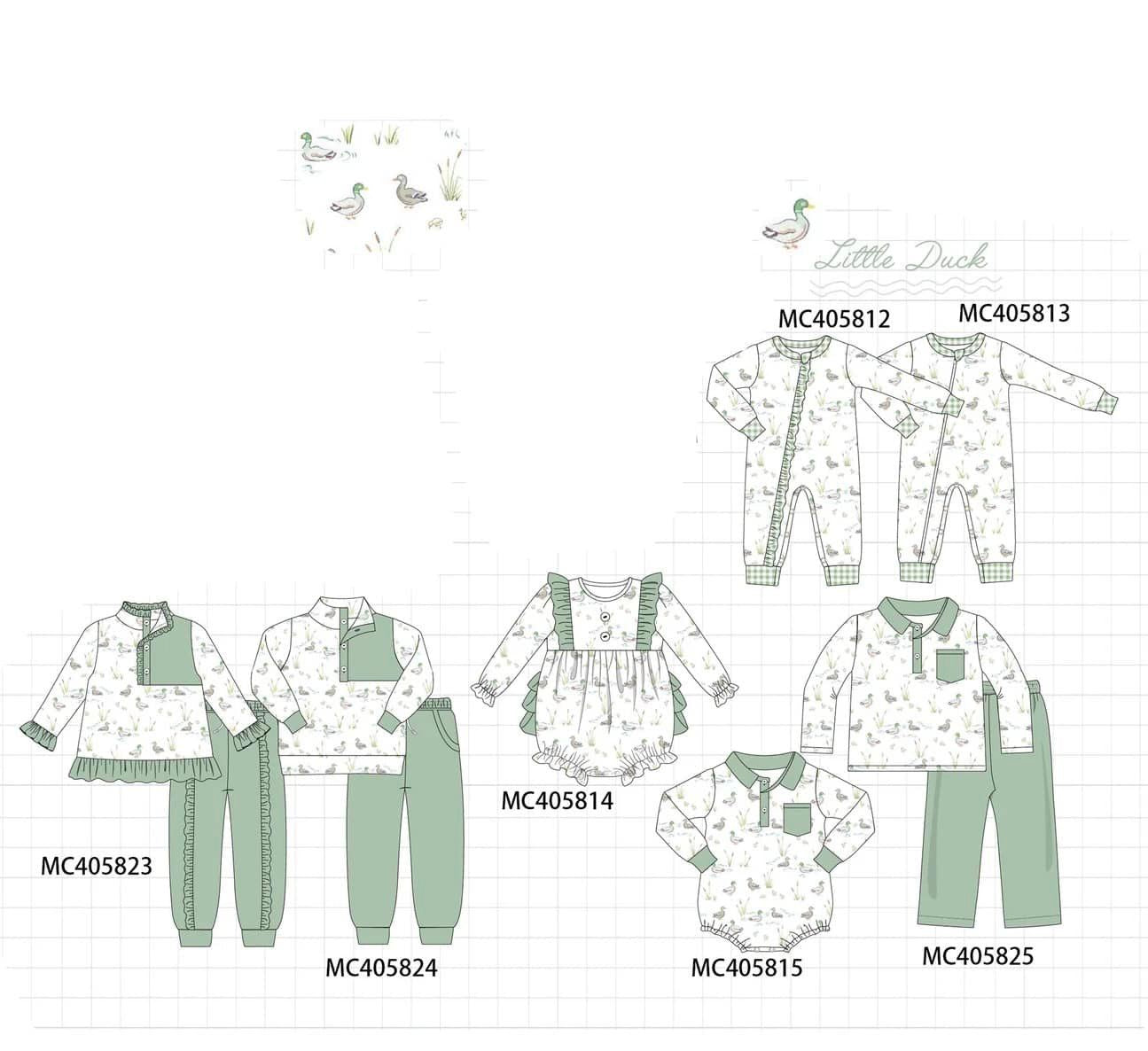 Sage Little Duck Collection MG25