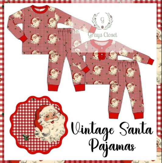Vintage Santa PJs