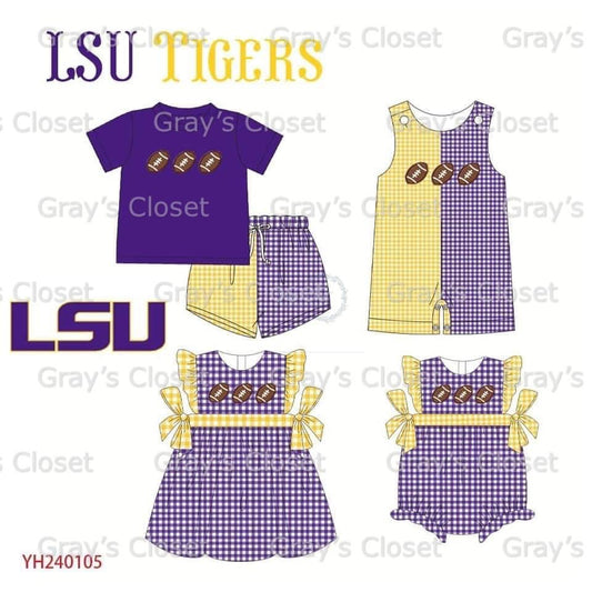 Purple & Gold Football Colorblock