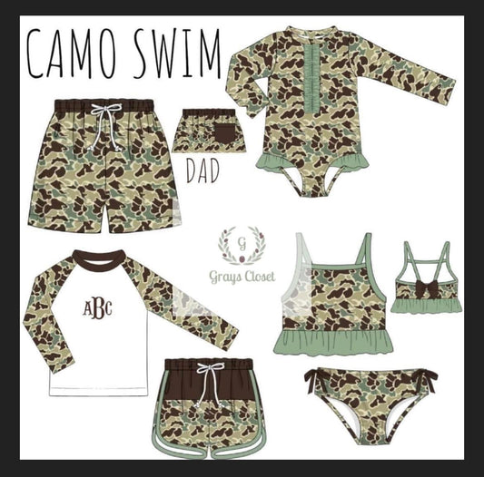 Old Camo Swim suits