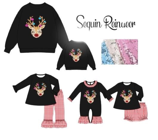 Sequin Reindeer