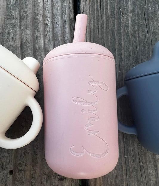 Silicone sippy cup