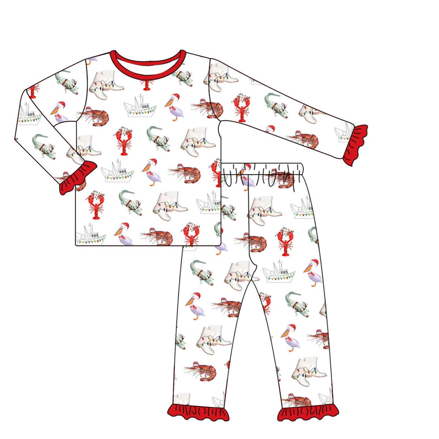 Cajun Christmas PJs