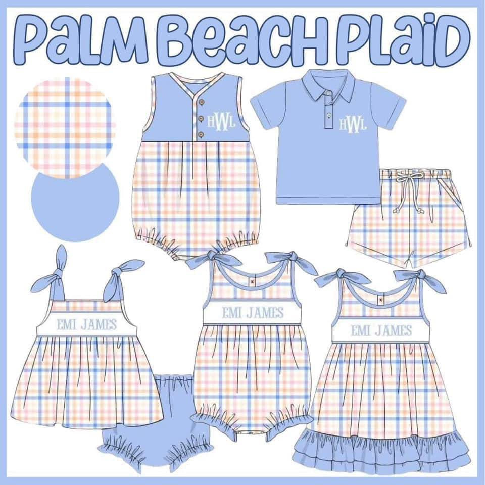 SG  Palm Beach Plaid collection