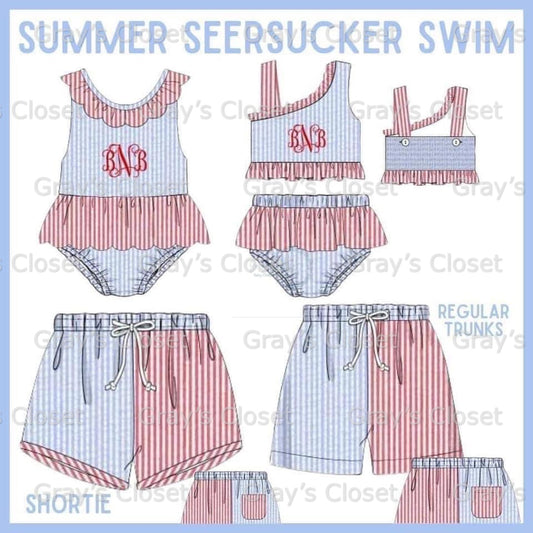 Seersucker Swim Collection