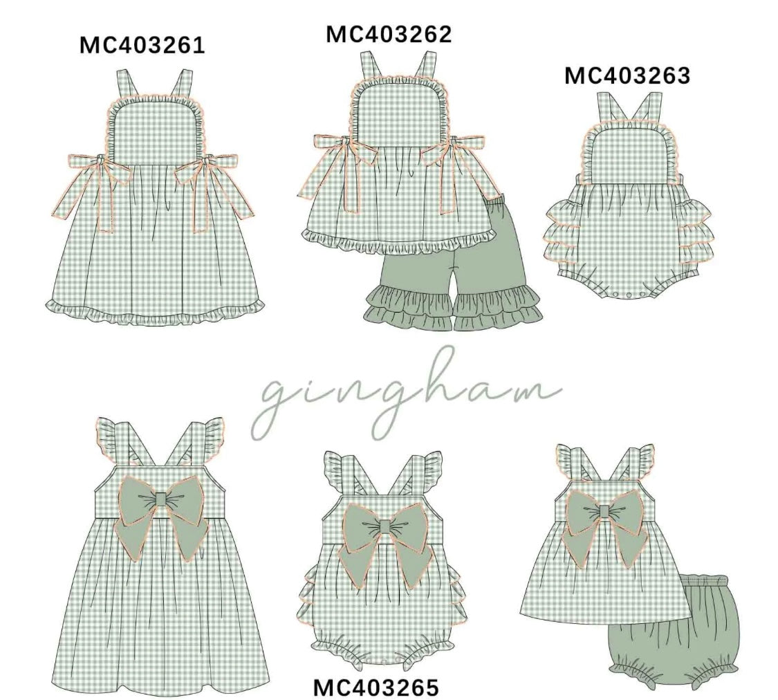 Sage plaid