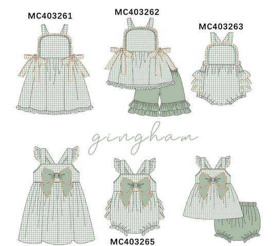 Sage plaid