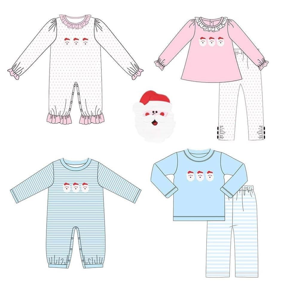 Pastel Santa