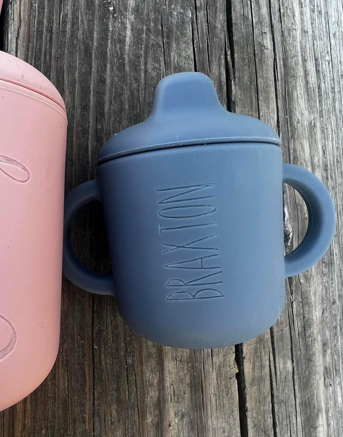 Silicone sippy cup