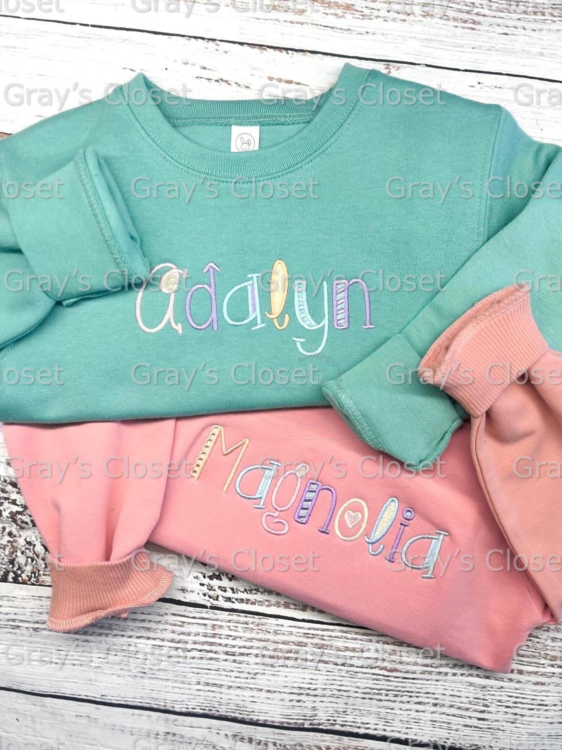 Pastel name Sweatshirts